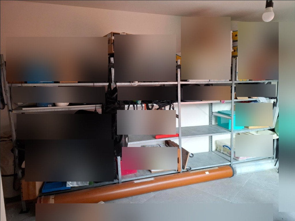 Legbordstelling Gegalvaniseerde (geen roest), Ophalen