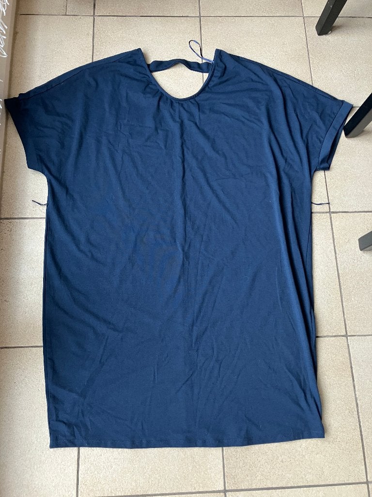 Leuke Blauwe jurk - Maat 52, Kleding | Dames, Grote Maten, Ophalen of Verzenden, Zo goed als nieuw, Jurk