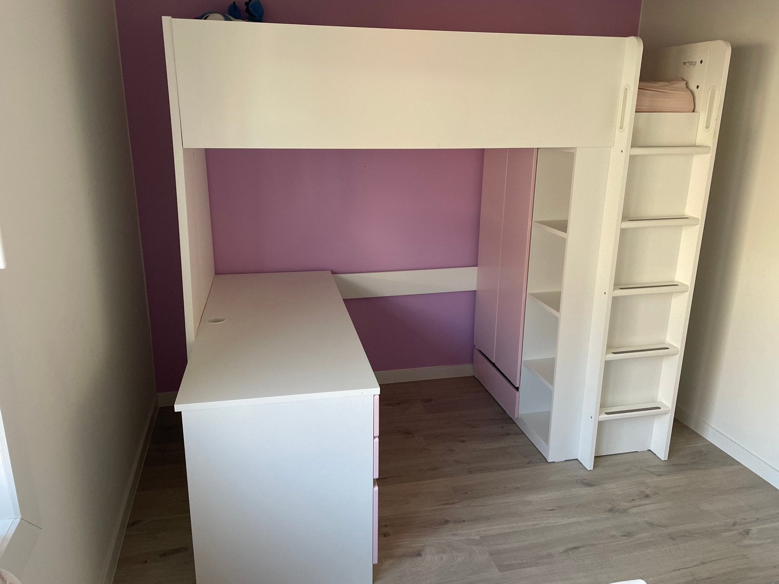 Hoogslaper met bureau, Ophalen, Gebruikt, Hoogslaper