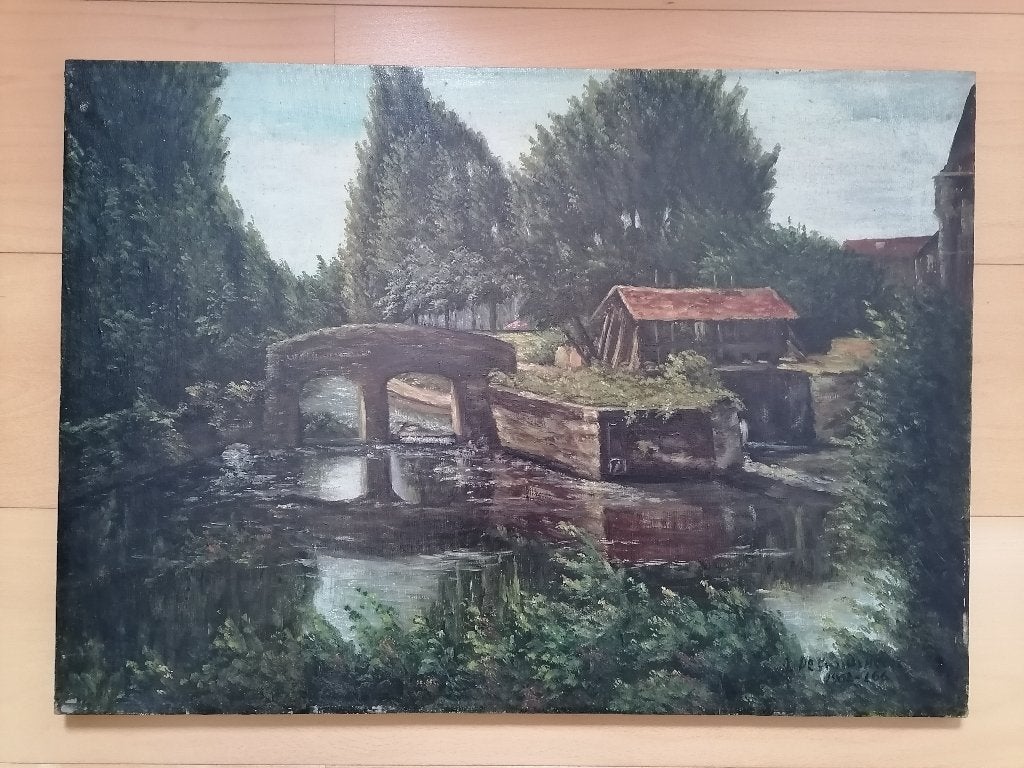 huile sur toile, Antiquités & Art, Enlèvement