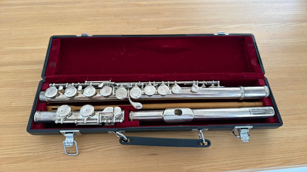 Dwarsfluit Jupiter, Muziek en Instrumenten, Ophalen, Gebruikt, Dwarsfluit, Met koffer of tas