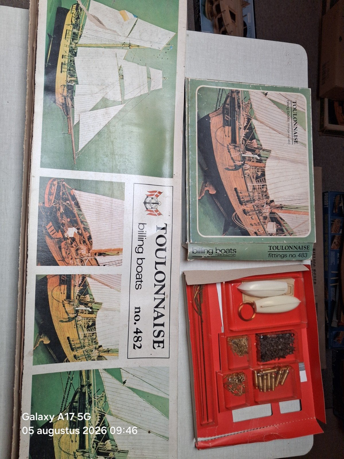 modelboot  La Toulonnaise billing boats, Hobby en Vrije tijd, Modelbouw | Boten en Schepen, Ophalen, Gebruikt, 1:50 tot 1:200
