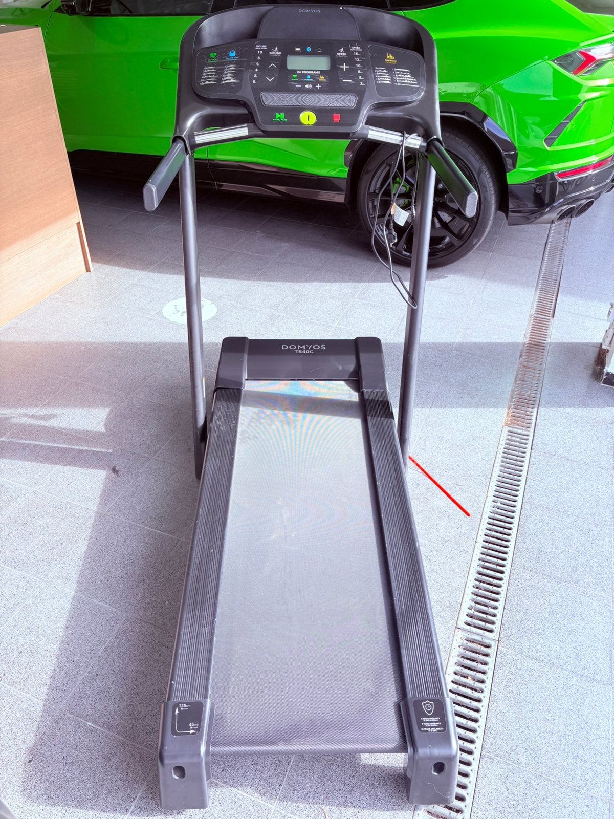 LOOPBAND DOMYOS T540C  NIEUW  / BLUETOOTH, Sport en Fitness, Fitnessapparatuur, Ophalen, Zo goed als nieuw, Benen, Loopband
