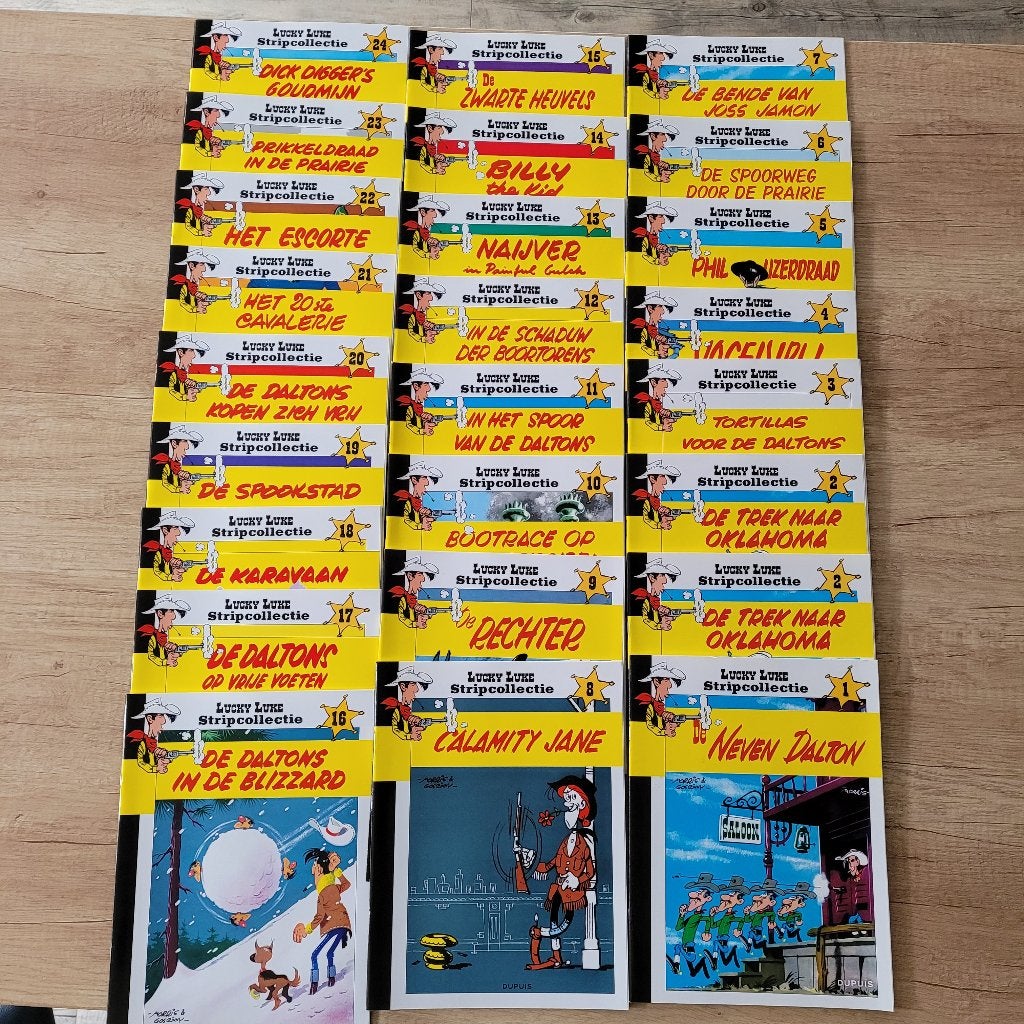 Collection complète de bandes dessinées de Lucky Luke, Livres, BD, Neuf, Série complète ou Série, Enlèvement, Dupuis