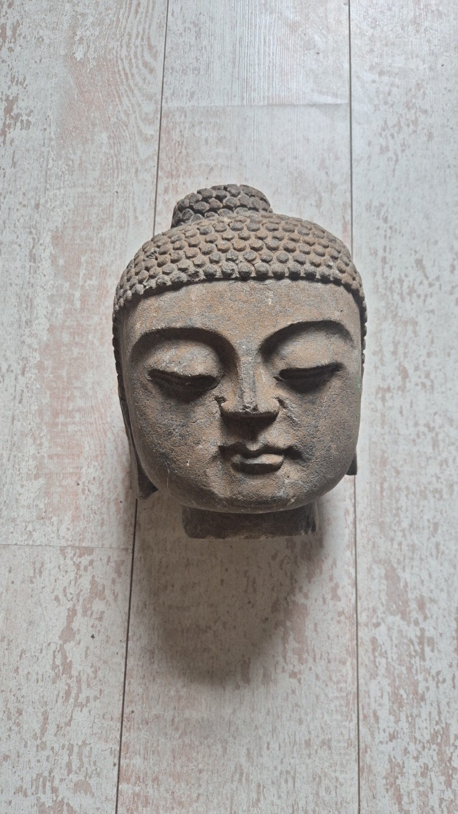 boedha kop in uitgekapt steen, Maison & Meubles, Accessoires pour la Maison | Statues de Bouddha, Enlèvement, Pierre/céramique