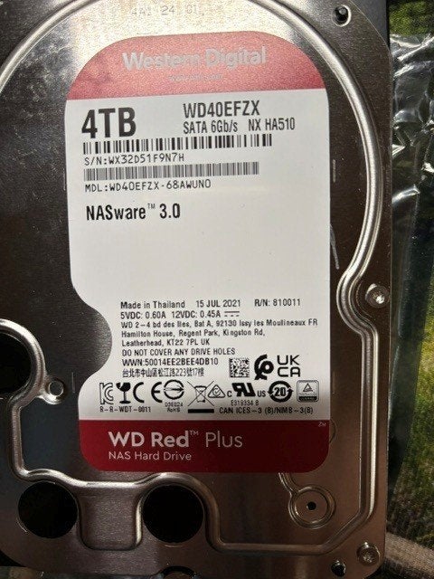 Harde schijven NAS 4 TB, Computers en Software, Harde schijven, Intern, Server, HDD, Nieuw