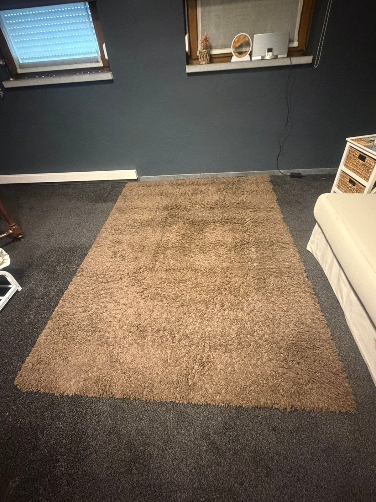Bruin tapijt, Maison & Meubles, Ameublement | Tapis & Moquettes, Enlèvement, Utilisé, Brun