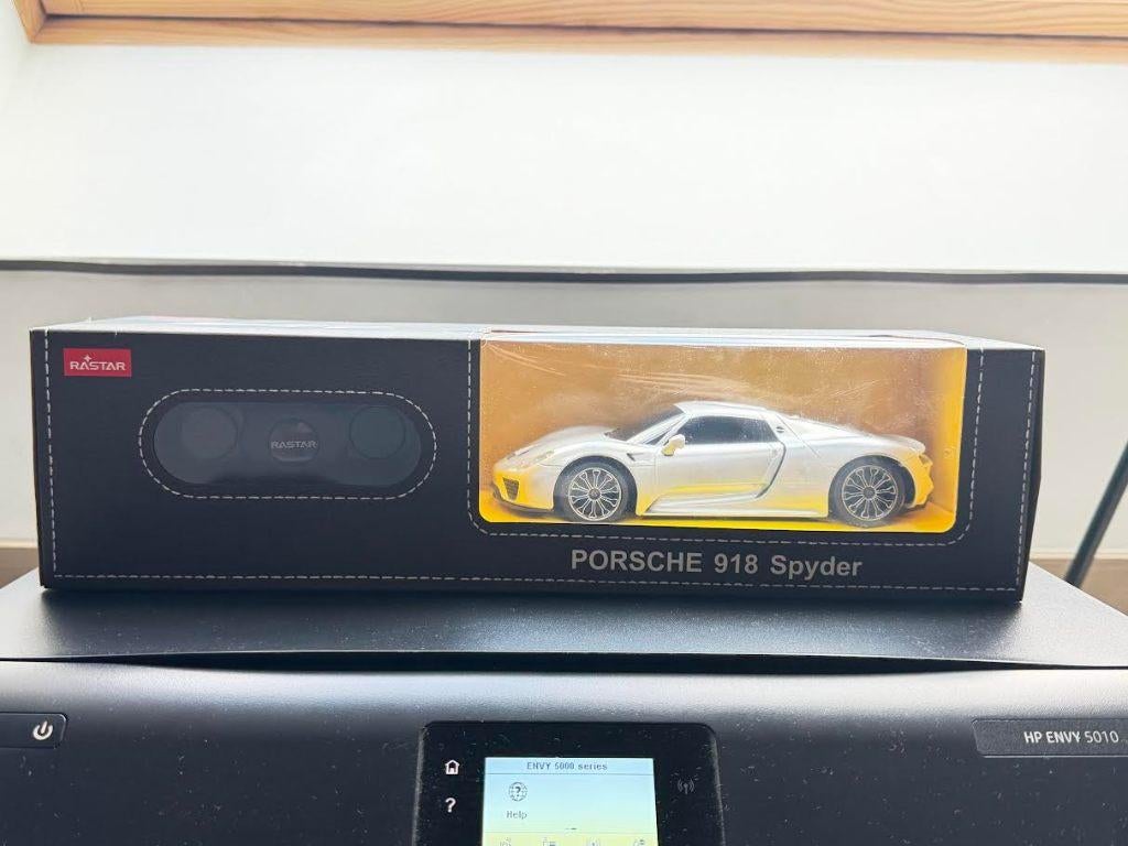 Bestuurbare Porsche 918 Spyder in originele verpakking, Hobby en Vrije tijd, Verzenden, Nieuw, Auto, Overige merken