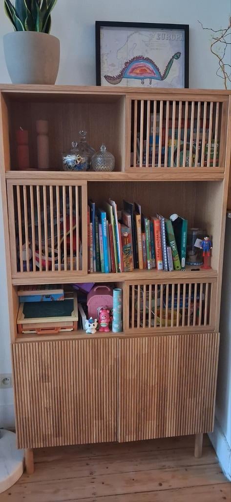 Bibliotheekkast, Huis en Inrichting, Kasten | Wandmeubels, Eikenhout, Ophalen