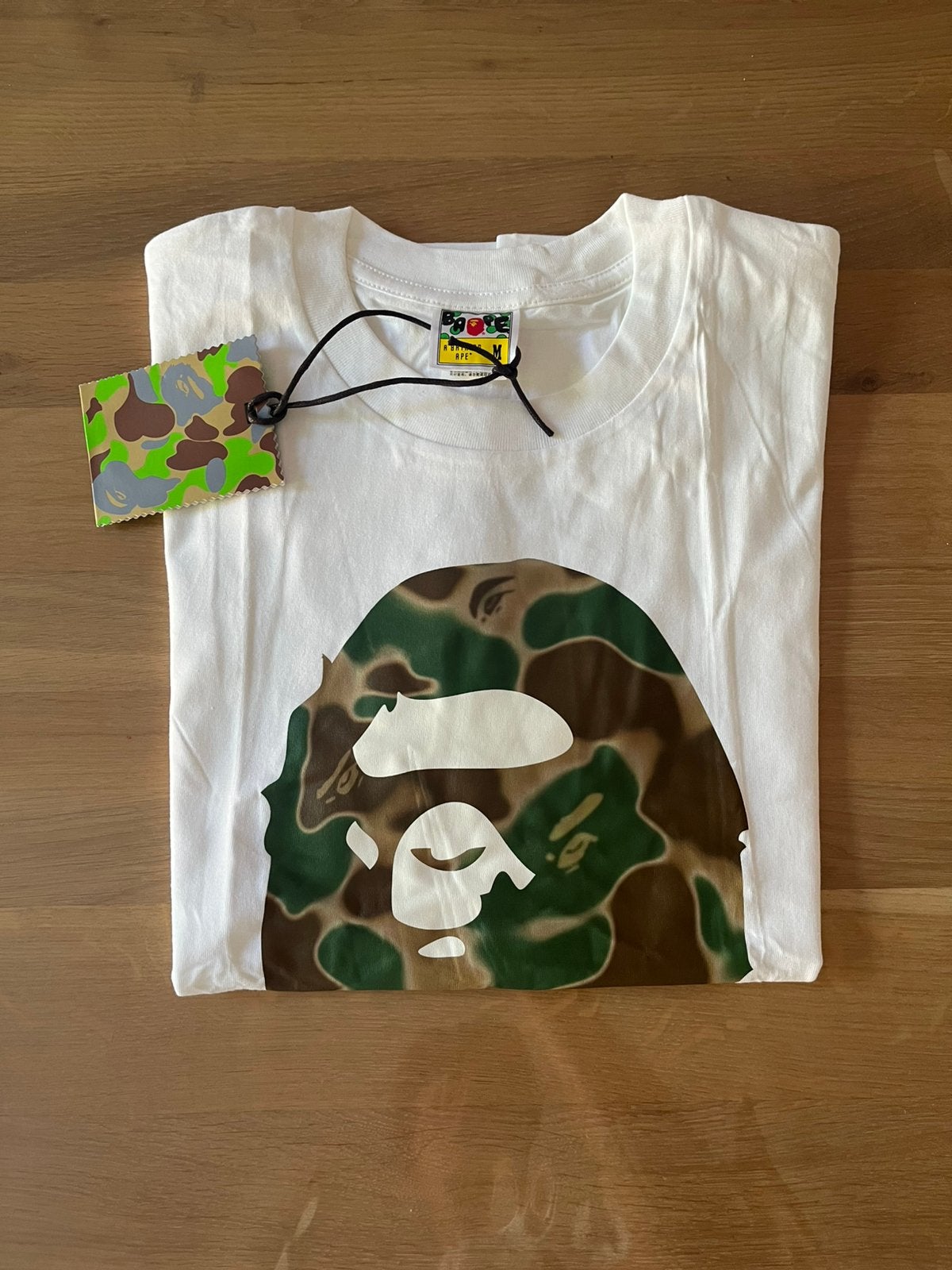 T-shirt Un singe en train de se baigner (BAPE), Vêtements | Hommes, Enlèvement ou Envoi, Comme neuf, Taille 48/50 (M), Vert
