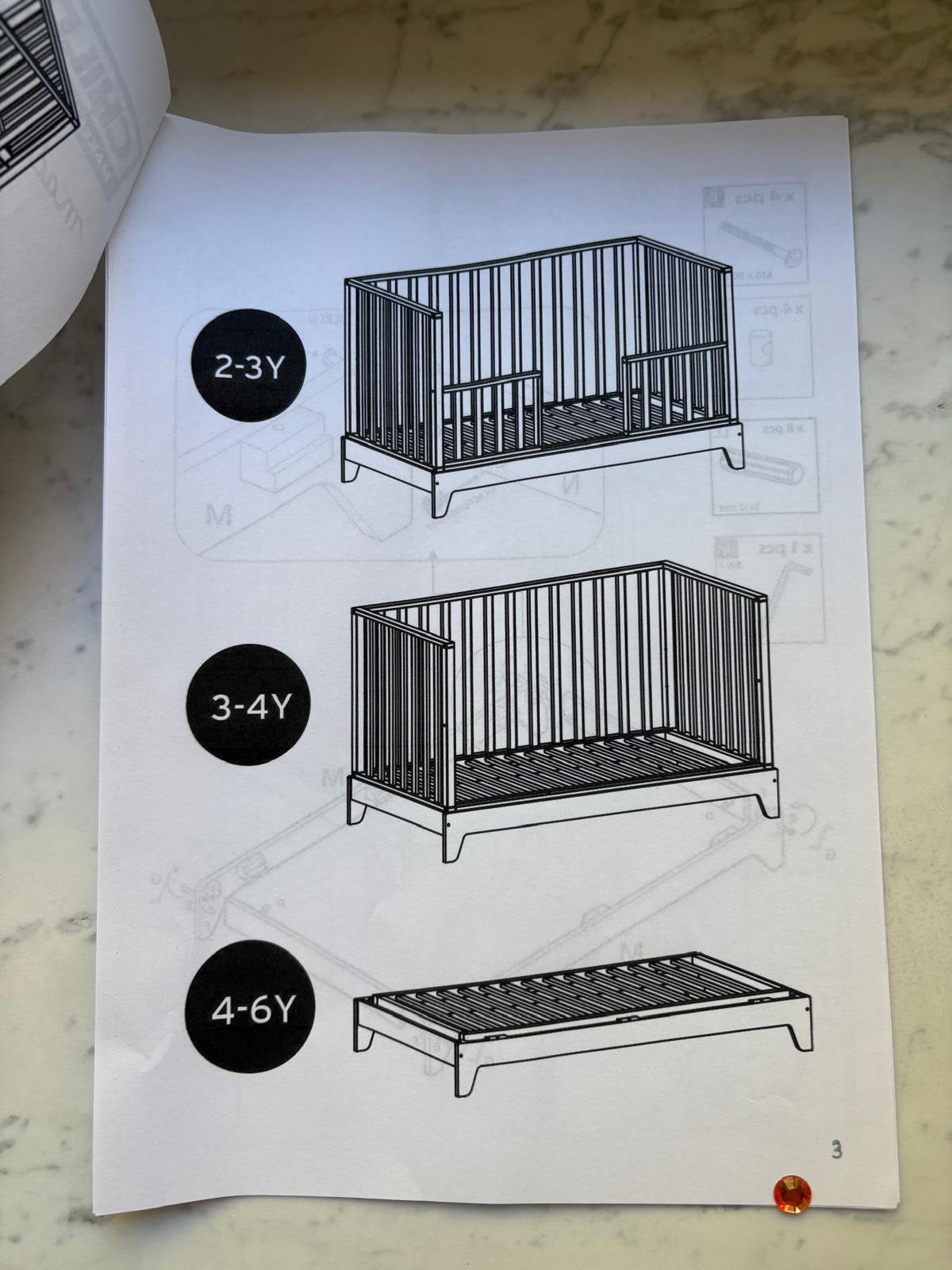 Complete Childhome Quadro White Baby -, kinderkamer, Kinderen en Baby's, Ophalen, Zo goed als nieuw