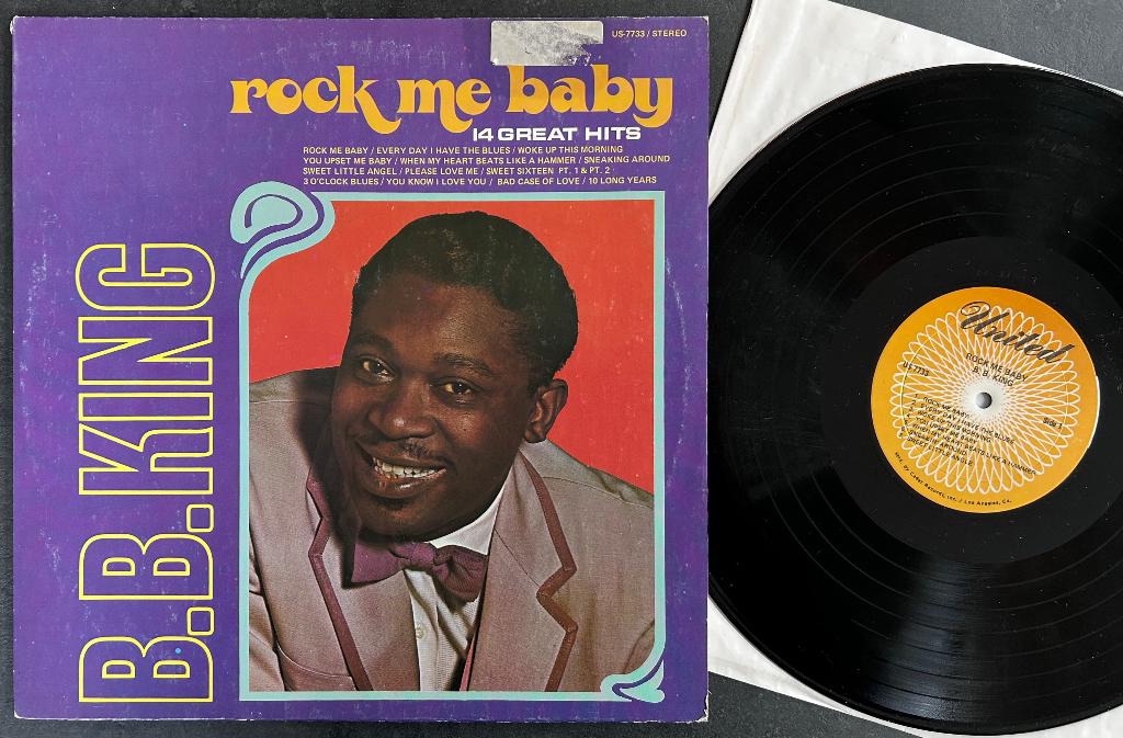 B.B. KING - Rock me baby ( LP ), 12 pouces, Utilisé, Blues, 1960 à 1980