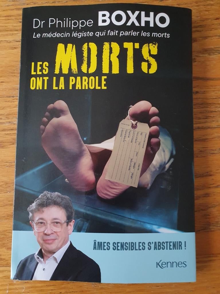 Les morts ont la parole de P. Boxho, Livres, Enlèvement