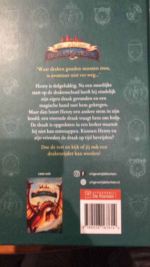 de geheime drakenschool De draak met de zilveren hoorns, Boeken, Verzenden, Gelezen, Fictie