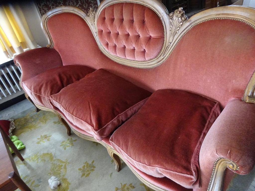 salon luis xv stijl, Ophalen