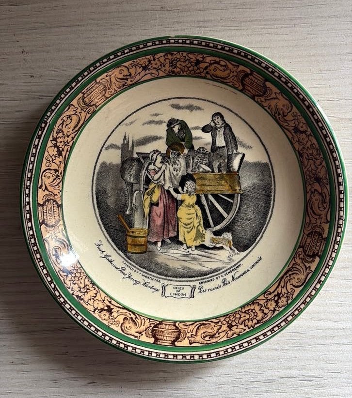 Antiek Adams Tunstall 'Cries of London' schaaltje – 1920, Ophalen of Verzenden
