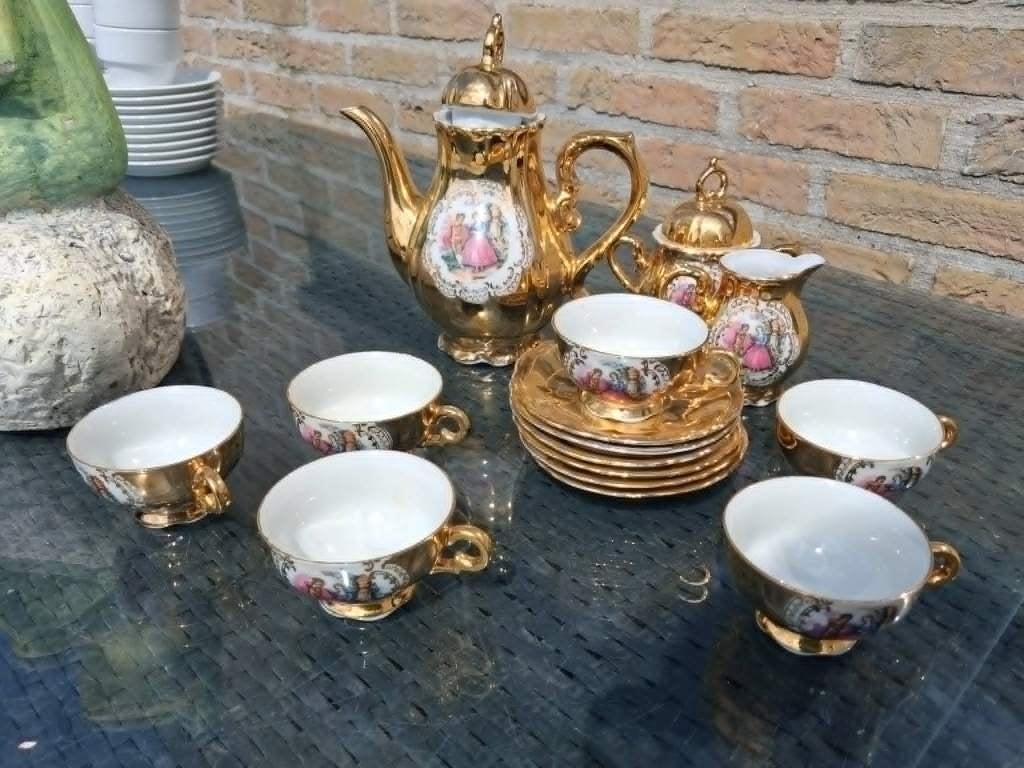 heel mooi oud servies - bieden, Antiek en Kunst, Ophalen