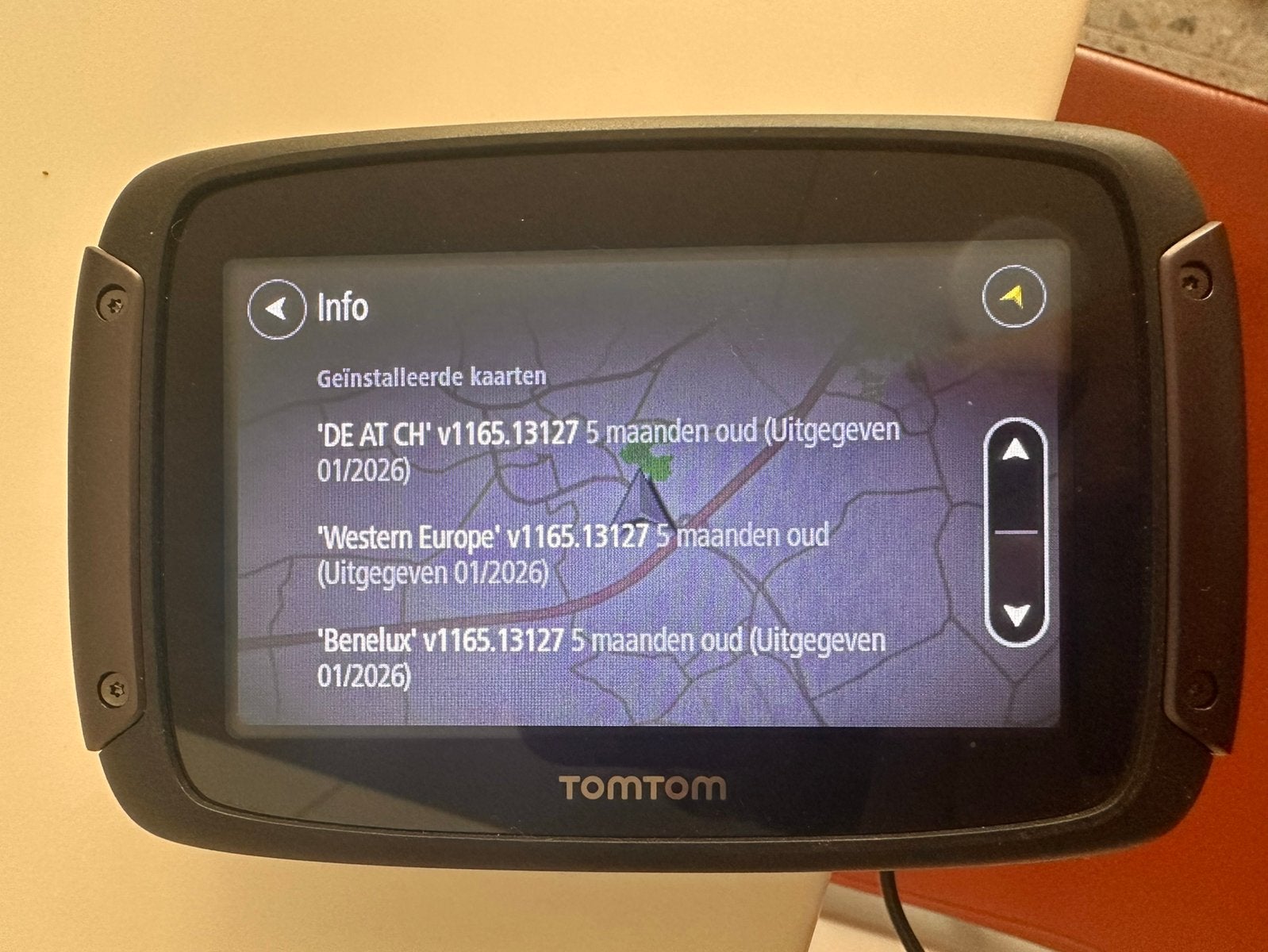 TomTom Rider 50 – motor GPS navigatie, Motoren, Accessoires | Navigatiesystemen, Zo goed als nieuw, Ophalen