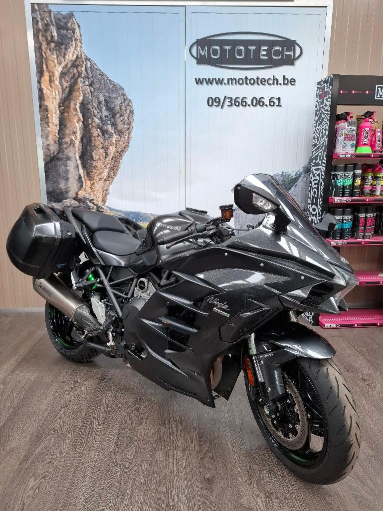 Kawasaki H2 SX  Akrapovic, Motoren, 4 cilinders, Motorrijbewijs A, Handvatverwarming, Toermotor
