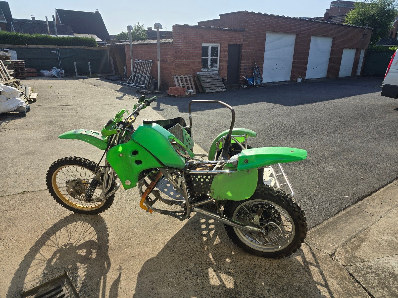 2004 EML sidecar rolling frame voor onderdelen/opmaak, Motoren, Particulier