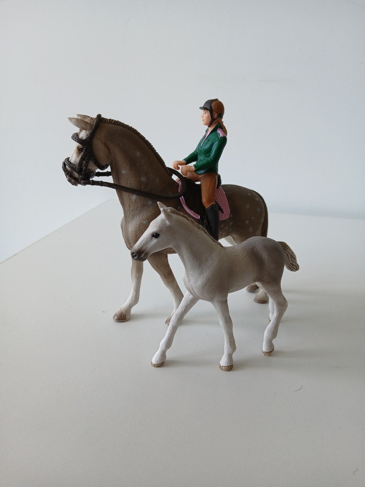 Schleich, ruin, veulen, ruiter, Ophalen of Verzenden, Zo goed als nieuw