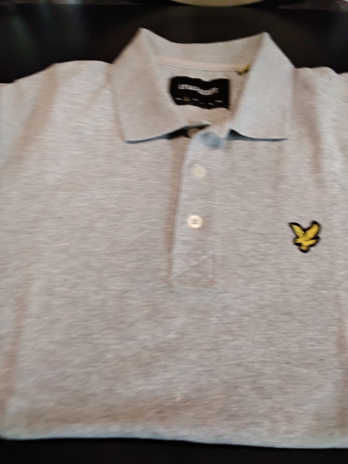 Heren polo Lyle & Scott, Enlèvement, Gris