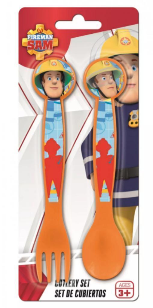 Brandweerman Sam Besteksetje / Bestek - Vork en Lepel, Ophalen of Verzenden, Nieuw