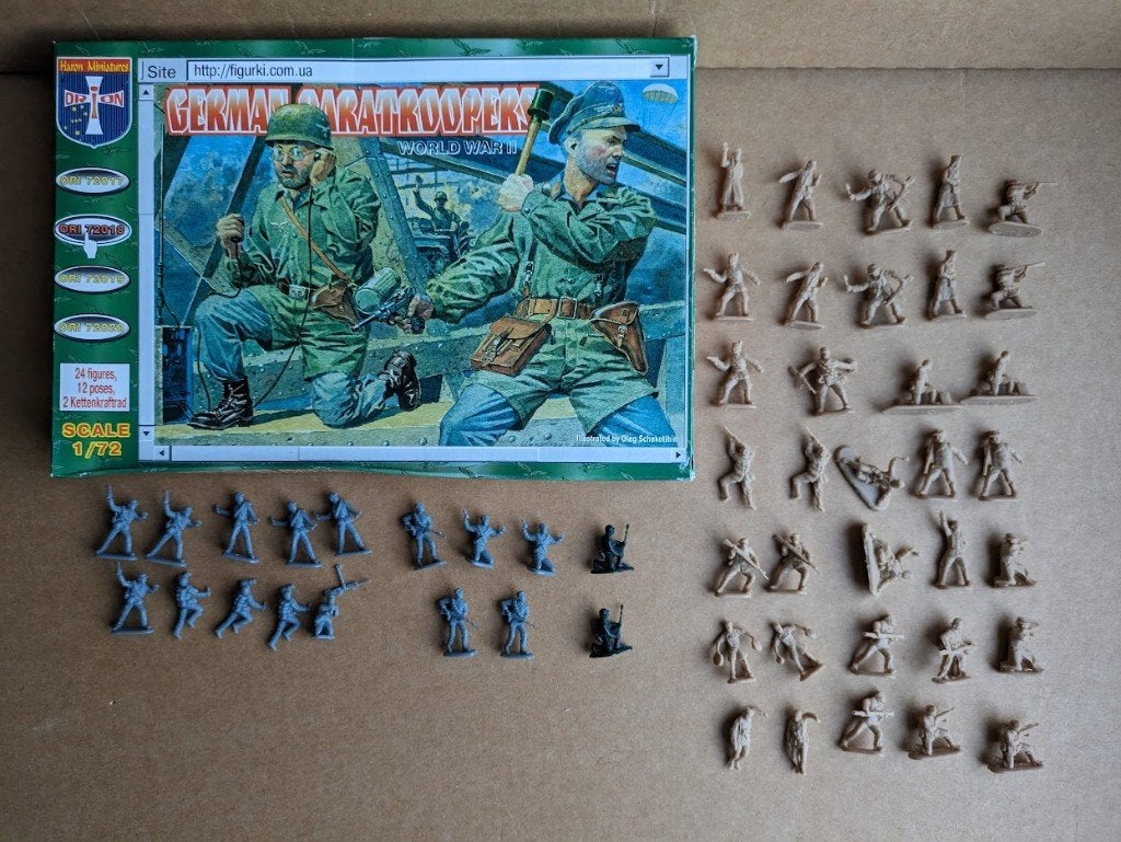 Figurines Seconde Guerre mondiale et guerre de Corée 1/72, Enlèvement ou Envoi, Comme neuf