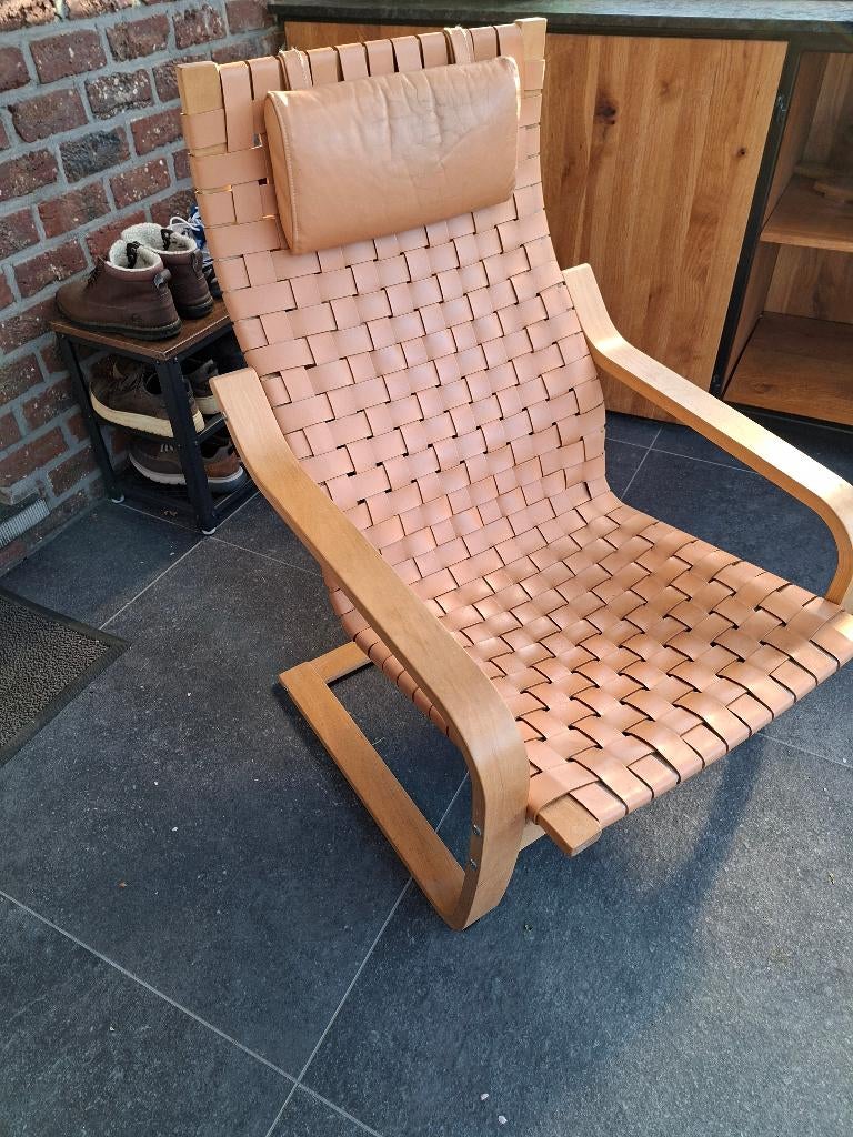 IKEA POANG, Maison & Meubles, Fauteuils, Moins de 75 cm, Enlèvement, Utilisé, 50 à 75 cm