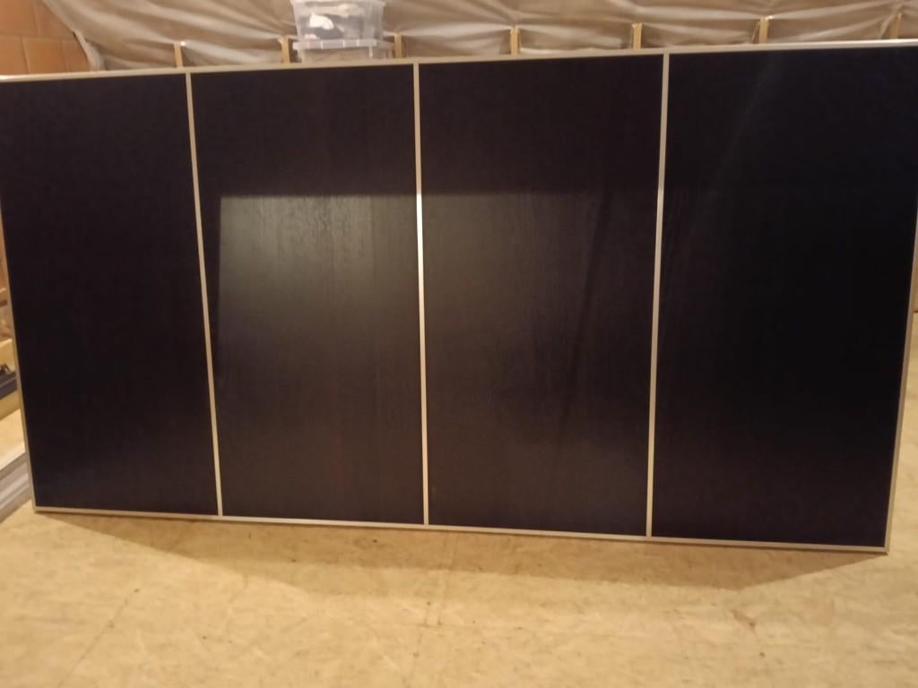 Ikea Pax AULI / MEHAMN Schuifdeuren spiegelglas/donkerbruin, Enlèvement, Utilisé, 100 à 150 cm, 150 à 200 cm