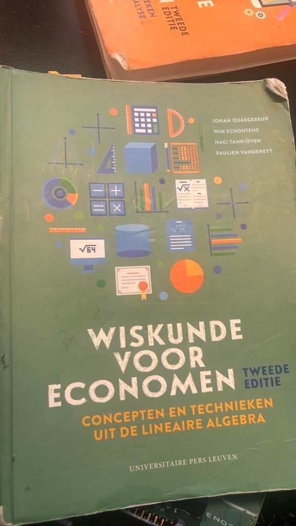 Wiskunde voor economen tweede editie, Boeken, Ophalen of Verzenden, Gelezen