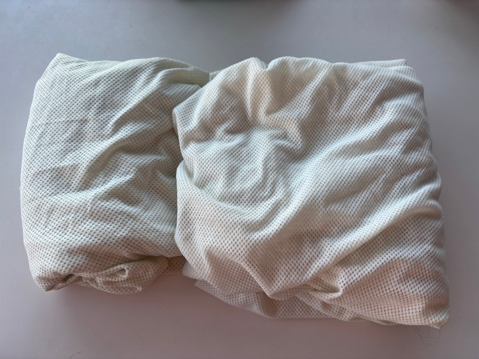 Aerosleep 2 hoeslakens voor matras kinderbed, Enlèvement, Comme neuf, Lit d'enfant, Aerosleep