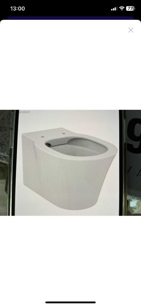 WC suspendu Ideal Standard neuf dans sa boîte, Bricolage & Construction, Sanitaire, Neuf, Toilettes, Enlèvement ou Envoi