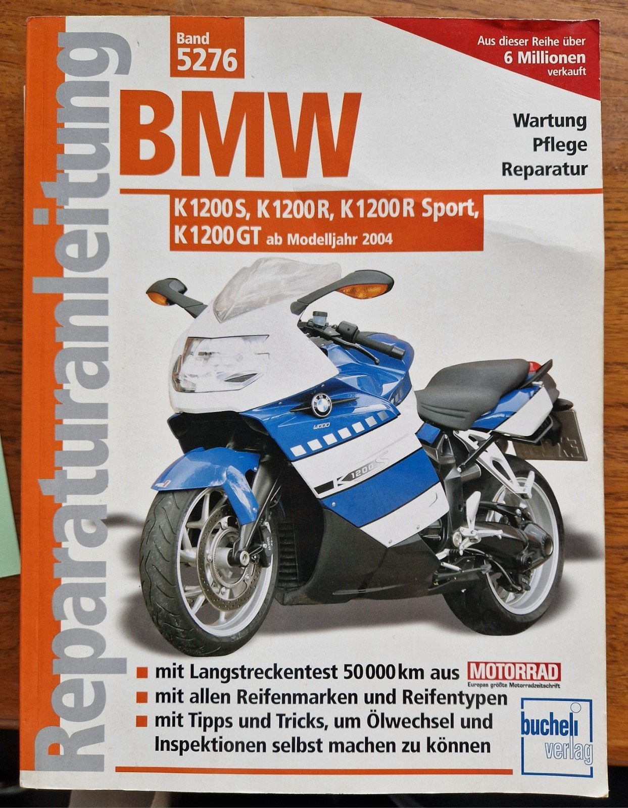 BMW K1200 S / R / Sport / GT werkplaatshandboek Bucheli (Ban, Motos, Enlèvement ou Envoi, BMW