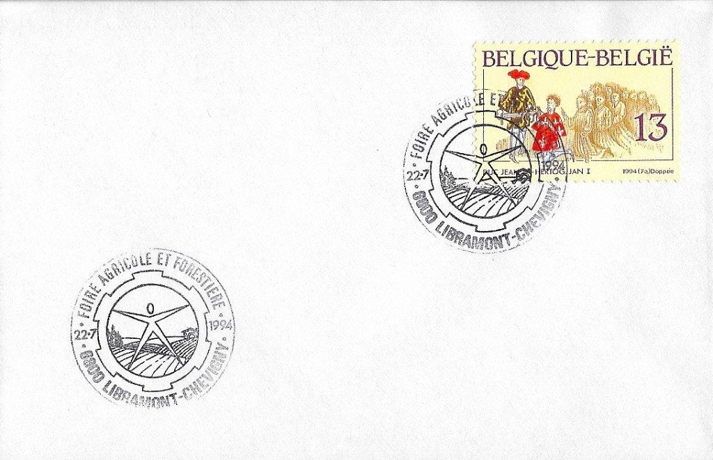 1994 - BELGIË - Foire Agricole et Forestière [+Y&T 2548], Met envelop, Verzenden, Koninklijk huis, Frankeerzegel