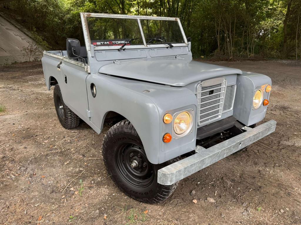 Land Rover Series III/7 SEATS/CABRIO (WITH BEIGE SOFTTOP) &, Auto's, 2286 cc, Land Rover, 7 zetels, Leder