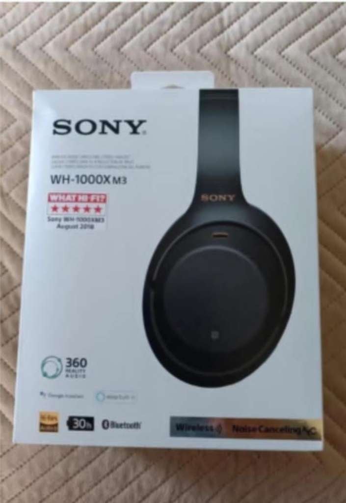 Sony WH1000Xm3, Audio, Tv en Foto, Hoofdtelefoons, Draadloos, Ophalen of Verzenden, Zo goed als nieuw, Zwart
