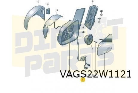 Ford Transit Connect 8/24-,Volkswagen Caddy 1/21- (2K)  spie, Neuf, -, -, Porte