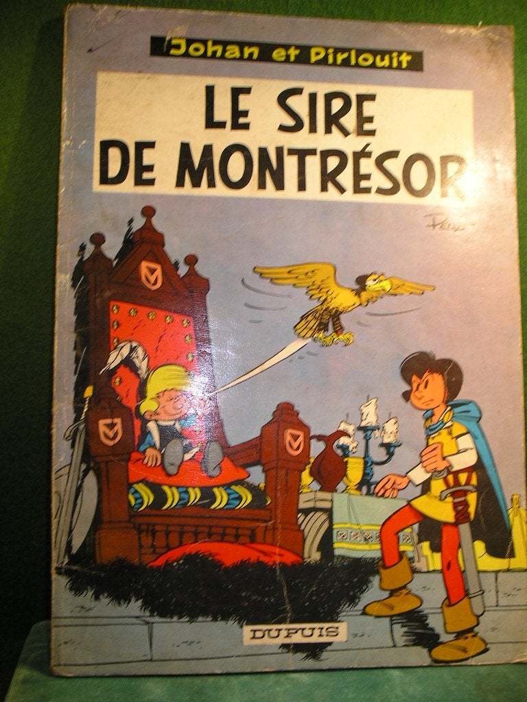STRIP/DE SITE VAN MONTRESOR PEYO 1965, Boeken, Gelezen, Peyo, Eén stripboek, Ophalen of Verzenden