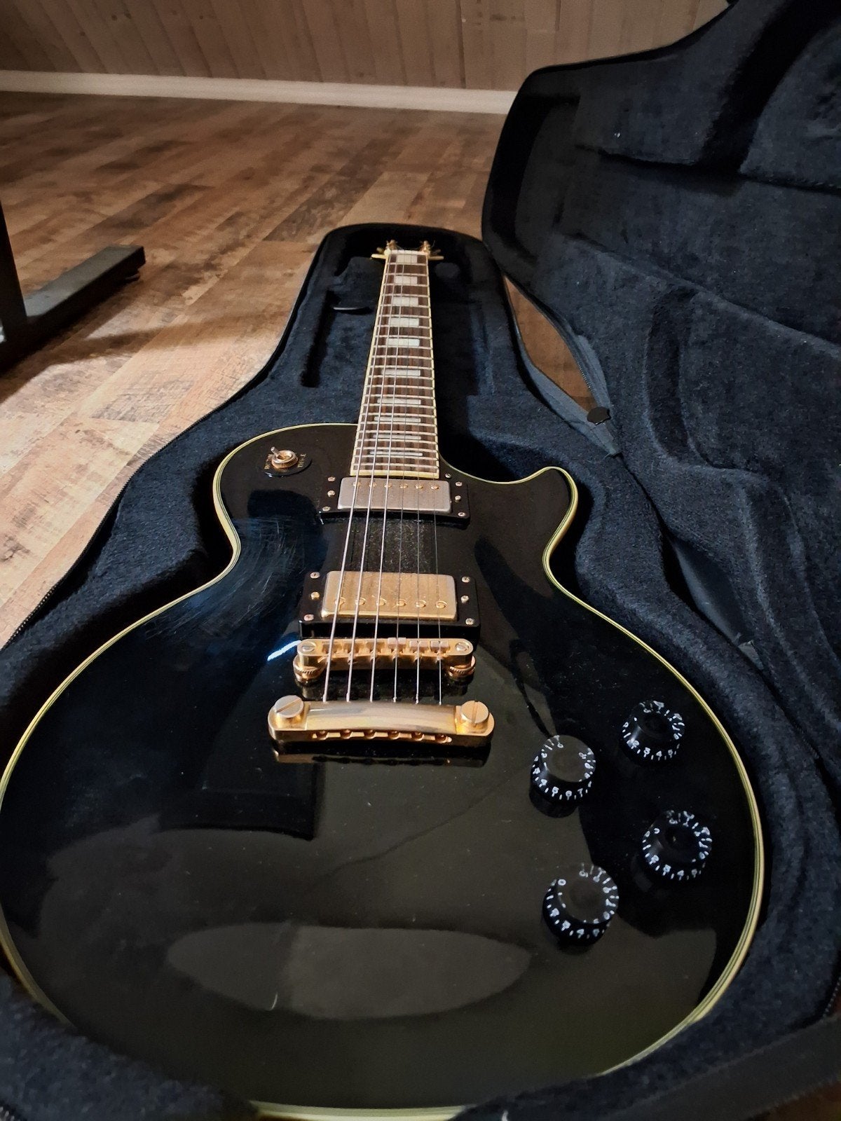Epiphone Les Paul, or noir, Musique & Instruments, Enlèvement, Utilisé, Epiphone