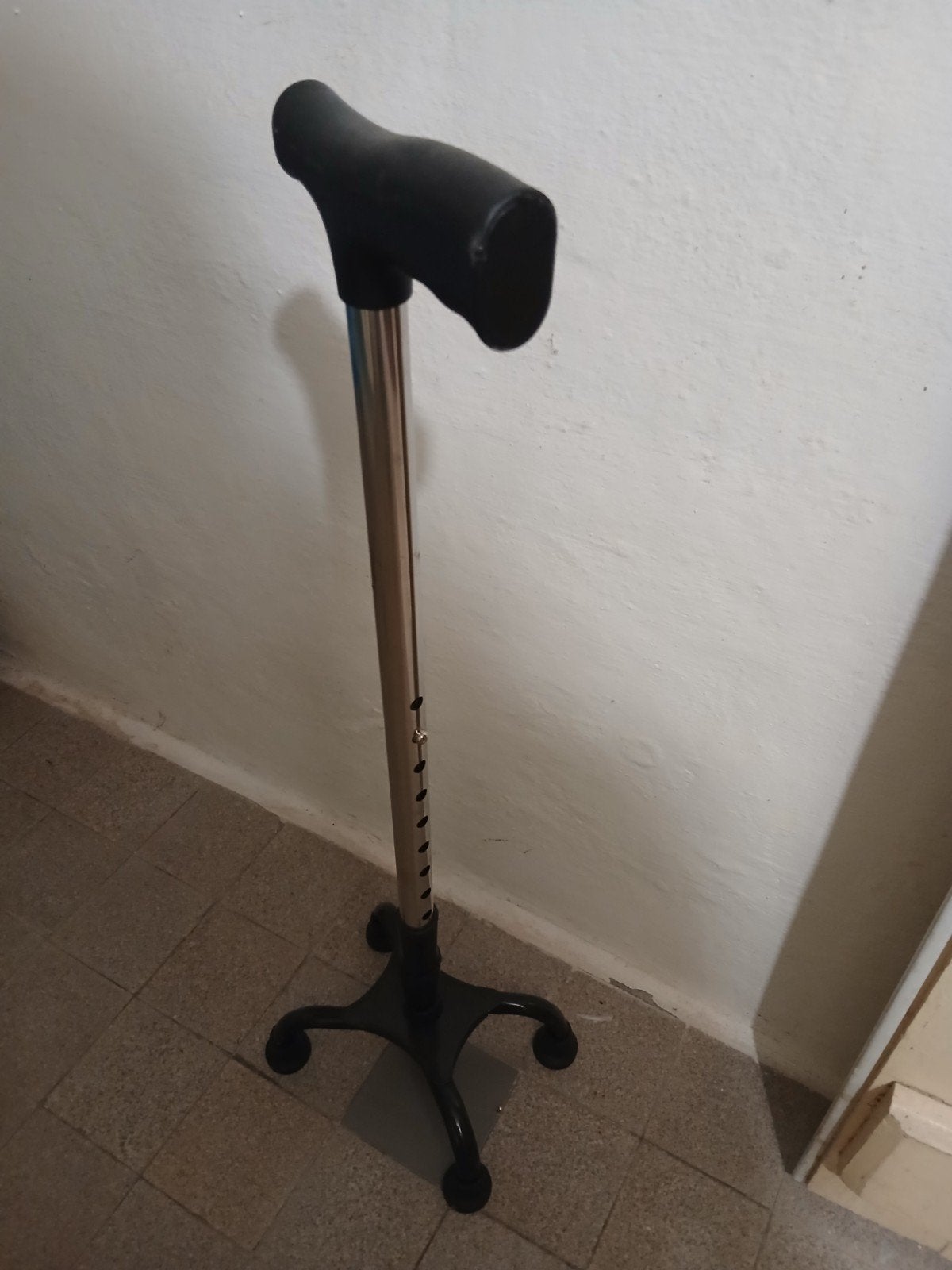 Nieuwe 4voeter wandelstok, Ophalen, Verstelbaar