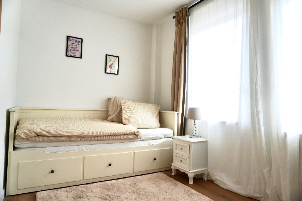 IKEA Hemnes bedbank, inkl. 2 Matrassen, 80*200- 160*200, Comme neuf, Enlèvement, Sommier, 200 cm