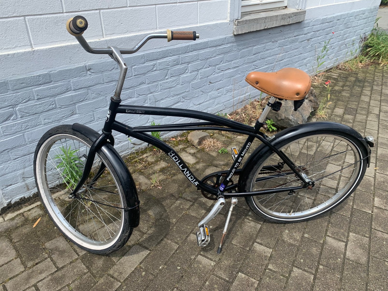 Hollandia Cruiser Damesfiets - Zwart, Enlèvement ou Envoi, Comme neuf, Frein à rétropédalage, Cruiser