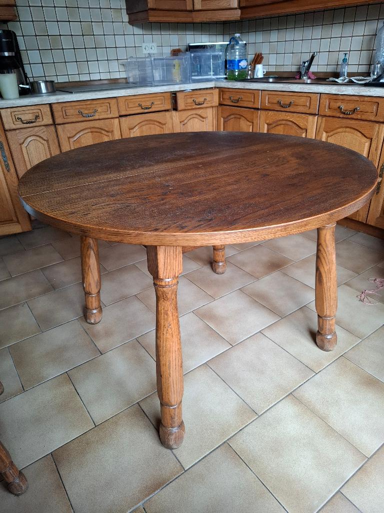 Table de cuisine, Maison & Meubles, 100 à 150 cm, Cinq personnes ou plus, Comme neuf, 100 à 150 cm