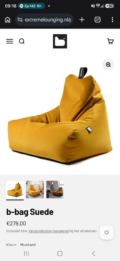 Fauteuil Extreme Lounging, Maison & Meubles, Fauteuils, 75 à 100 cm, Comme neuf, Enlèvement, 75 à 100 cm