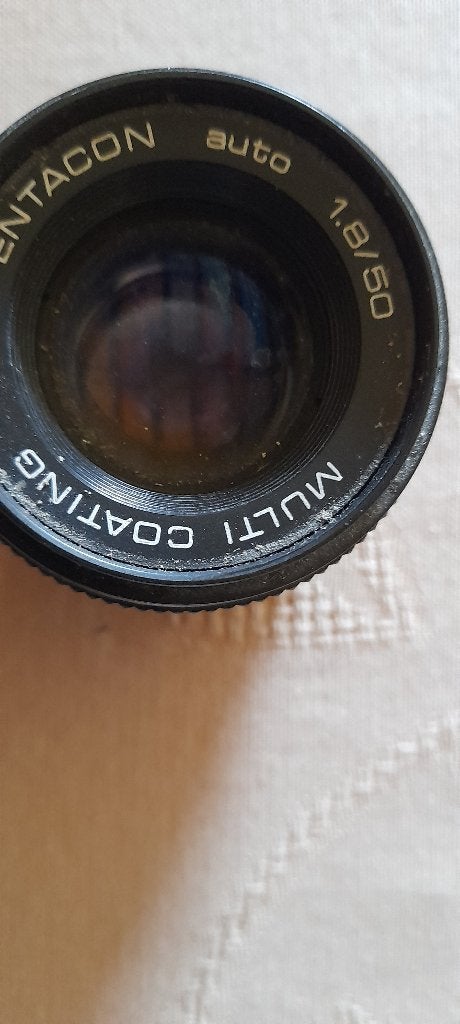 Pentacon auto 1.8/50mm-multi coating, TV, Hi-fi & Vidéo, Appareils photo analogiques, Enlèvement, Utilisé, Autres Marques