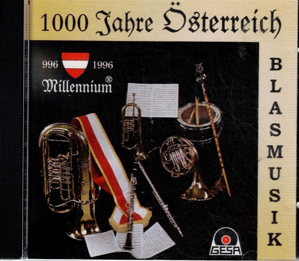 cd  /  1000 jahre osterreich   blasmusik, CD & DVD, CD | Autres CD, Enlèvement ou Envoi