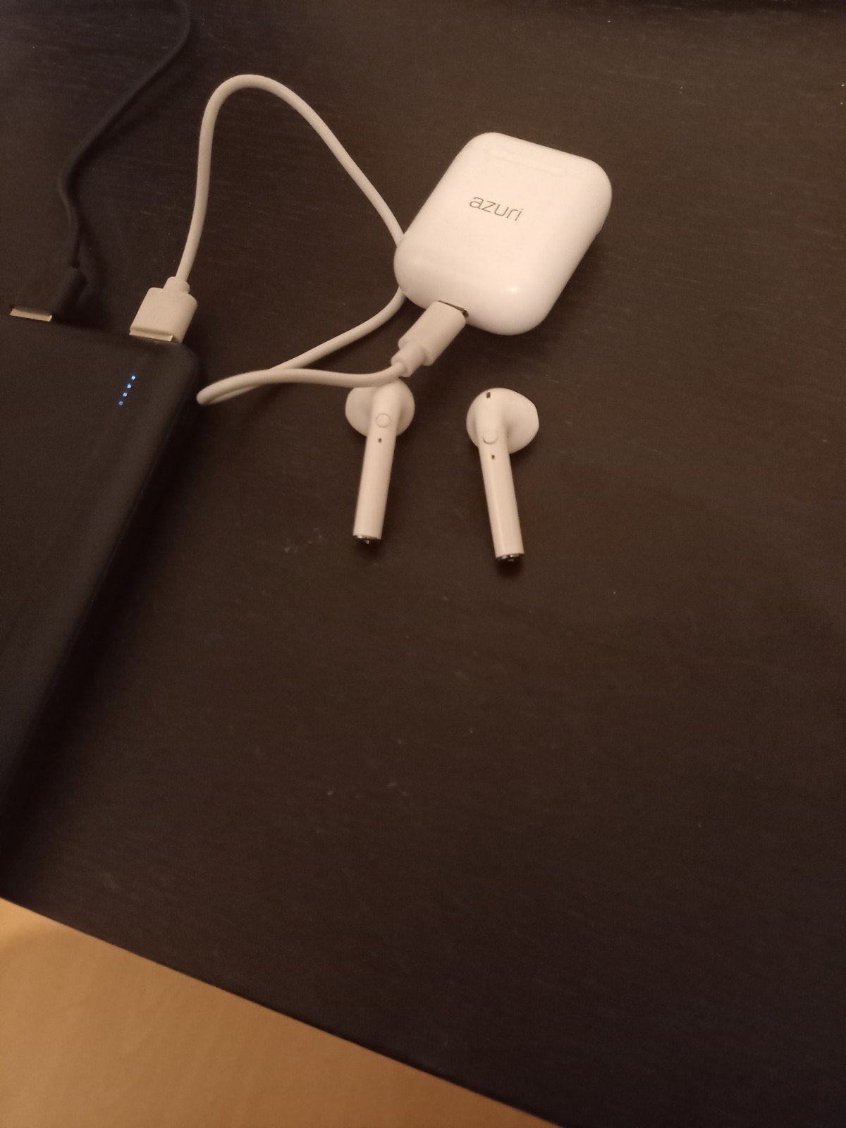 AZURI oortjes koptelefoon te koop, Télécoms, Autres marques, Comme neuf, Enlèvement, Blanc