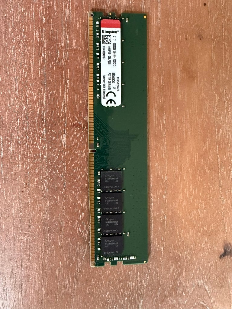 Kingston DDR4 16GB RAM – 2666 MHz, Computers en Software, RAM geheugen, DDR4, Ophalen of Verzenden, Zo goed als nieuw, Desktop