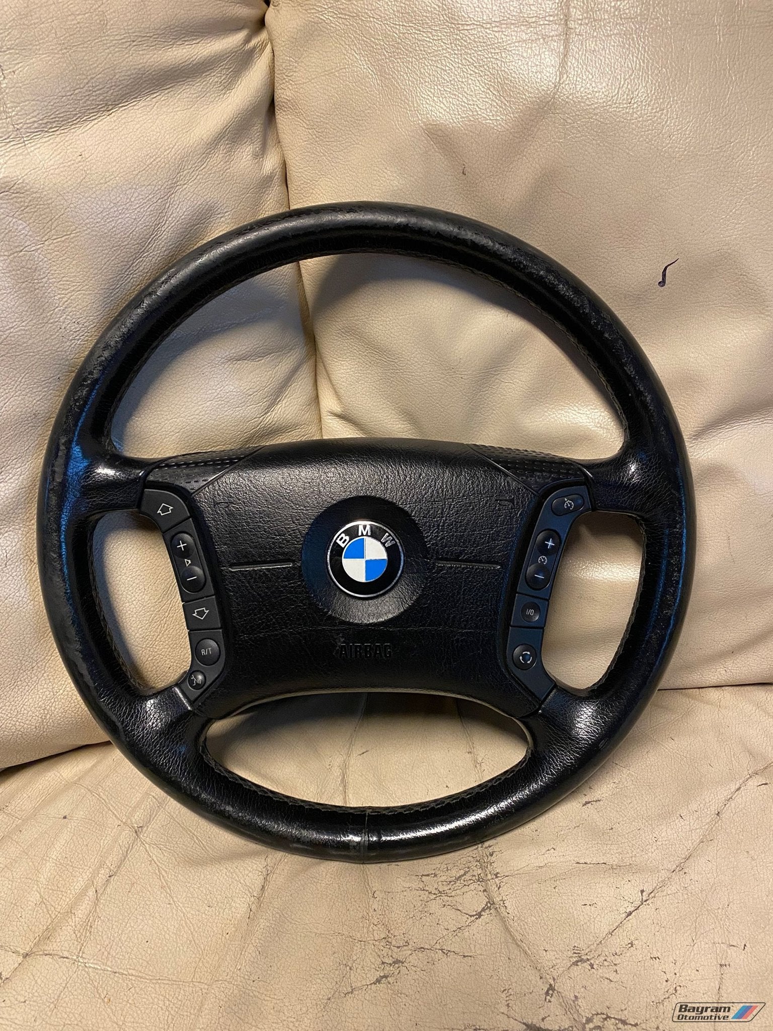 Bmw X5 stuur mf zwart leder E39 E53 5-serie stuurwiel, Auto-onderdelen, Gebruikt, -, -, Ophalen of Verzenden